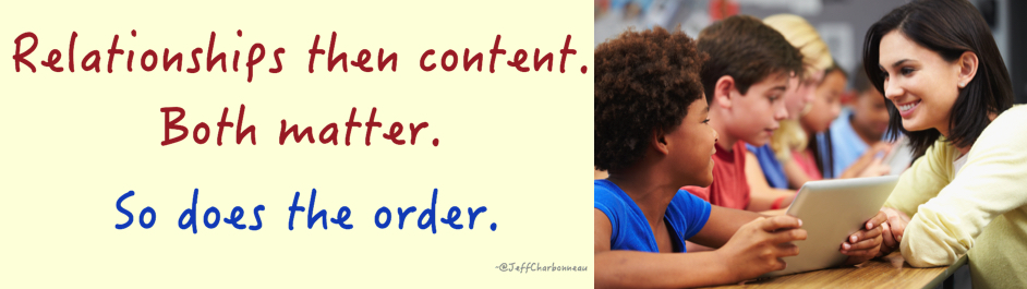 Relationships then Content